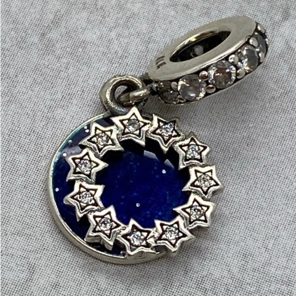 Pandora charm, “Dream it, Wish it, Do it”, blue